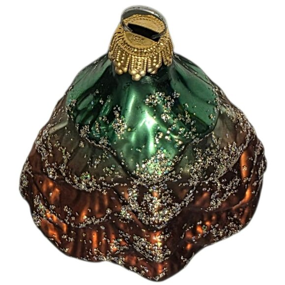 Vintage Elves Christmas Tree Ornament Blown Glass Elf Horn Holiday West Germany - Picture 5 of 8